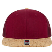 OTTO CAP "OTTO SNAP" 6 Panel Mid Profile Mesh Back Trucker Snapback Hat