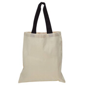 Contrast-Color Handle Tote