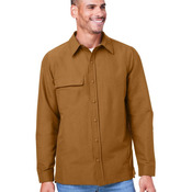 Unisex Flex Twill Overshirt Jacket
