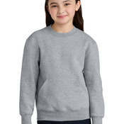 Youth Core Fleece Crewneck Pocket Sweatshirt