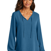 Women's Textured Crepe Blouse